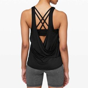 Lululemon Reenergized 2-in-1 Tank Top Black